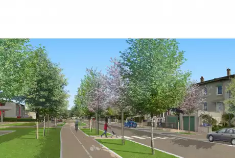Savart Paysage - Pont-A-Mousson - avenue urbaine – urbanisme