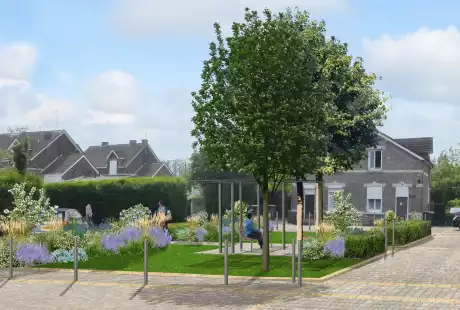 ZAC Meilbourg - Savart Paysage - urbaniste paysagiste-biodiversité-développement durable – parking végétal et paysager- assainissement alternatif
