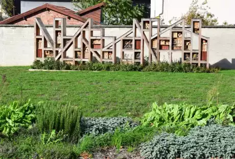 Savart Paysage - paysagiste urbaniste – jardin verger– hôtel à insectes – pommiers – comestibles – Châlons-en-Champagne – petits fruits – agriculture urbaine – variétés anciennes – permaculture – cycle naturel – Vie du sol 