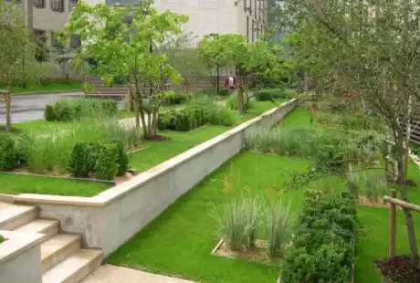 Savart Paysage-urbaniste paysagiste - Sainte-Savine – Aube – Grand Est – jardin privé – espace résidentiel – SA HLM Mon logis