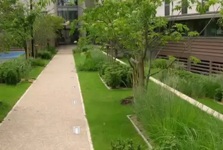 Savart Paysage-urbaniste paysagiste - Sainte-Savine – Aube – Grand Est – jardin privé – espace résidentiel – SA HLM Mon logis