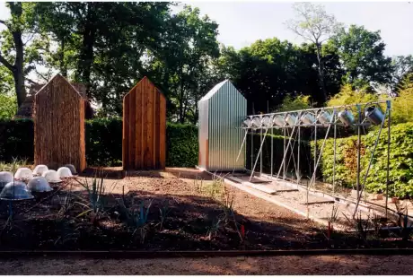 Savart paysage - paysagiste urbaniste – Chaumont-sur-Loire –Loir-et-cher- Centre-Val de Loire – Festival International des jardins - Les trois Cabanes – petit espace- parc public –développement durable – biodiversité- potager