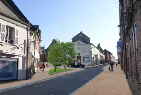 Savart Paysage - paysagiste urbaniste- Vervins - Aisne – Hauts-de-France - centre-ville - centre ancien - requalification urbaine – urbanisme