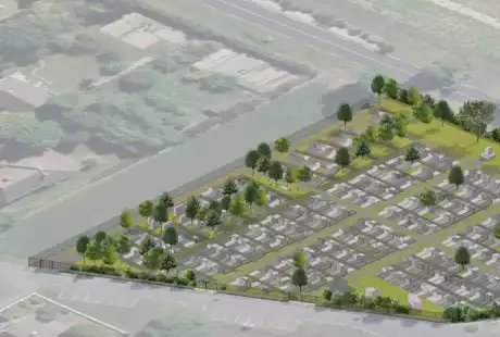 Savart Paysage - paysagiste urbaniste – Paysagiste Marne - Aménagements paysagers Marne - Paysagiste Grand Est - Cavurne – Columbarium – jardin du souvenir – carré musulman – Extension cimetière – cimetière forêt – Fagnières
