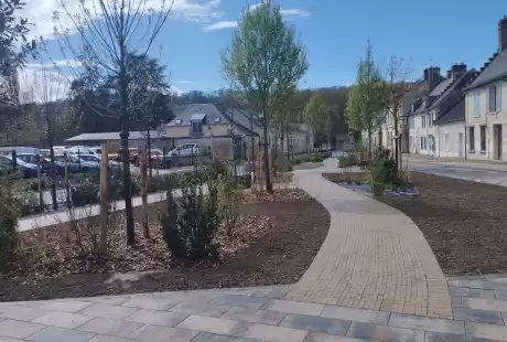 Savart Paysage - paysagiste urbaniste – Urbaniste Aisne – Paysagiste concepteur - Urbanisme - Paysagiste urbaniste Hauts de France – Urbaniste Hauts de France - Braine - Place Schoenenberger - Aisne - Hauts de France