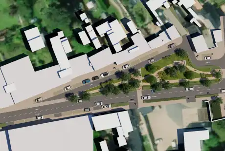 Savart Paysage - paysagiste urbaniste – Urbaniste Aisne – Paysagiste concepteur - Urbanisme - Paysagiste urbaniste Hauts de France – Urbaniste Hauts de France - Braine - Place Schoenenberger - Aisne - Hauts de France