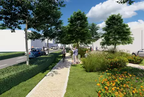 Savart Paysage - paysagiste urbaniste – Urbaniste Aisne – Paysagiste concepteur - Urbanisme - Paysagiste urbaniste Hauts de France – Urbaniste Hauts de France - Braine - Place Schoenenberger - Aisne - Hauts de France