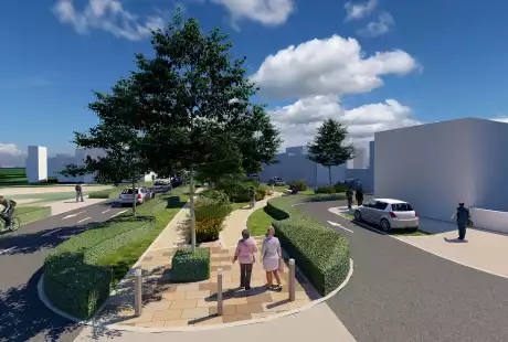 Savart Paysage - paysagiste urbaniste – Urbaniste Aisne – Paysagiste concepteur - Urbanisme - Paysagiste urbaniste Hauts de France – Urbaniste Hauts de France - Braine - Place Schoenenberger - Aisne - Hauts de France