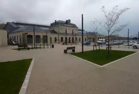 Savart Paysage - paysagiste urbaniste - Bar-le-Duc - Meuse - Grand Est - pôle multimodal - aménagement public - parvis gare