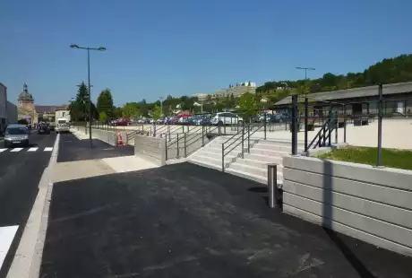 Savart Paysage - paysagiste urbaniste - Bar-le-Duc - Meuse - Grand Est - pôle multimodal - aménagement public - parvis gare