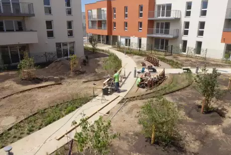 Reims- Bouygues immobilier - Savart Paysage - urbaniste paysagiste-biodiversité- aménagement durable