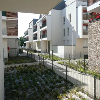 Jardins résidentiels pour des nouveaux logements