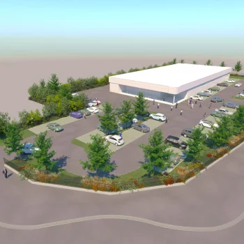 Construction d'un magasin ALDI – Approche urbaine et paysagère