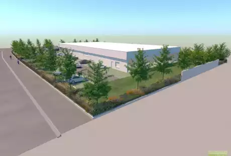 Savart Paysage - paysagiste urbaniste – étude de définition – Soissons – Aldi – commercial - parking