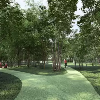 Aménagement du parc des châteaux