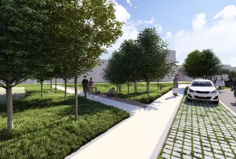 Savart Paysage - Paysagiste Urbaniste Hauts de France - Oignies - Cité Declercq - Urbaniste - Requalification urbaine - Requalification cité - maître d&, 39;oeuvre paysagiste - Hauts-de-France - Oignies