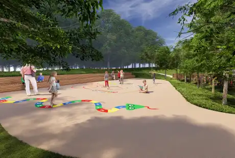 Savart Paysage - paysagiste urbaniste – paysagiste concepteur Ardenne – Paysagiste Ardenne - aménagement paysagers – concours – Cour de récréation - Villers-Semeuse – Ardenne – Grand-Est