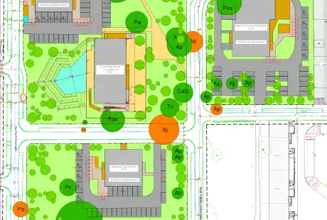 Savart Paysage - Paysagiste Urbaniste Marne - Résidentialisation - Renouvellement urbain Marne - Quartier d&, 39;habitat - Reims - Pommery - Marne - Reims Habitat