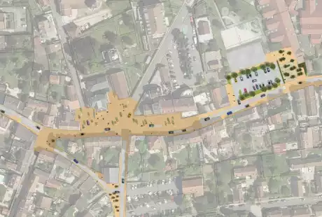 Montévrain – Savart Paysage – paysagiste urbaniste - centre-ville - centre ancien - centre historique - requalification urbaine – urbanisme