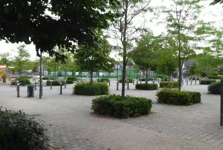 Pecquencourt-Unesco-Lemay Sainte-Marie-la place centrale-Savart Paysage - urbaniste paysagiste-biodiversité-développement durable-jardins familiaux