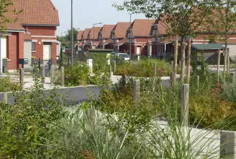 Pecquencourt-Unesco-Lemay Sainte-Marie-la place centrale-Savart Paysage - urbaniste paysagiste-biodiversité-développement durable-jardins familiaux