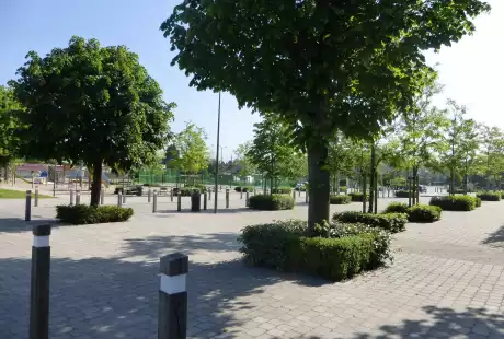 Pecquencourt-Unesco-Lemay Sainte-Marie-la place centrale-Savart Paysage - urbaniste paysagiste-biodiversité-développement durable-jardins familiaux