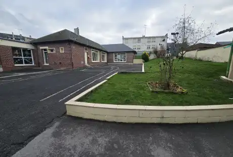 Savart Paysage - paysagiste concepteur – paysagiste concepteur Aisne – maîtrise d&, 39;œuvre – cour d&, 39;école – aménagement paysager – îlot de fraîcheur – désimperméabilisation – Aisne – Hauts de France - Montcornet