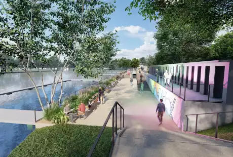 Savart Paysage - paysagiste urbaniste – étude de définition – bains municipaux – Châlons-en-Champagne – Grand Est