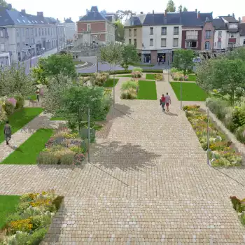 Requalification du jardin de la Mairie de Rethel