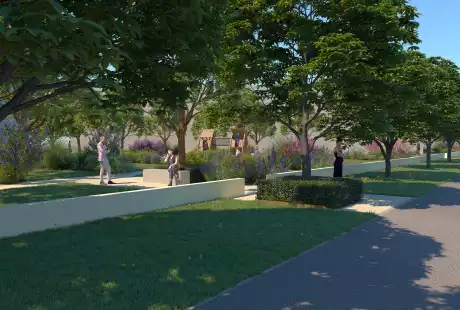 Savart Paysage - paysagiste urbaniste – concepteur paysagiste marne - étude de définition – Reims – Aviateurs – Logements - sociaux