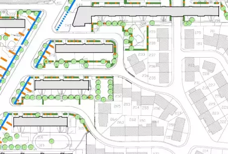 Savart Paysage - paysagiste urbaniste – concepteur paysagiste marne - étude de définition – Reims – Aviateurs – Logements - sociaux