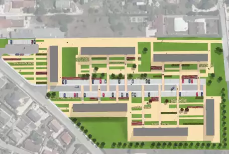 Savart paysage - paysagiste urbaniste - Arcis-sur-Aube  – Aube – Grand Est – Résidence Bel Air – renouvellement urbain – jardin résidentiel - espace privé – développement durable – biodiversité