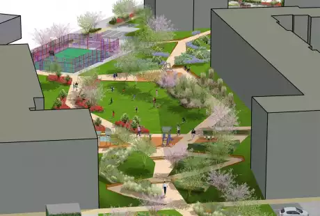 Savart paysage - Pont à Mousson – Meurthe-et-Moselle – Grand Est - requalification urbaine -  renouvellement urbain - développement durable – biodiversité