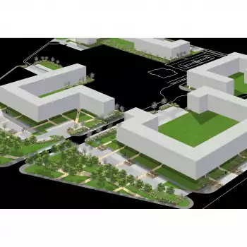 Résidentialisation au quartier Chantereigne-Montvilliers