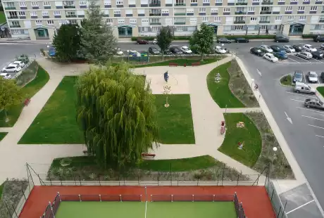 Savart paysage - paysagiste urbaniste - Châlons-en-Champagne – Marne – Grand Est – Jardin Lavoisier – renouvellement urbain – jardin résidentiel - espace privé – développement durable - biodiversité