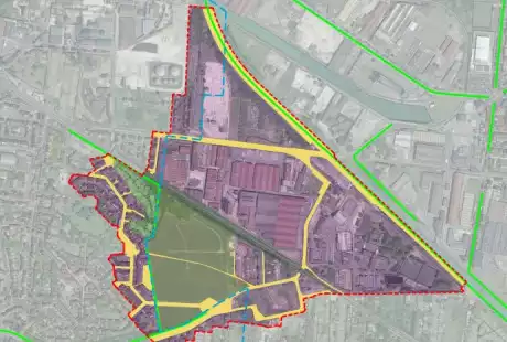 Savart Paysage - paysagiste urbaniste – étude de définition – ecoquartier - verreries mécaniques champenoises - friche industrielle - tissu urbain - trame végétale - Reims – Grand Est