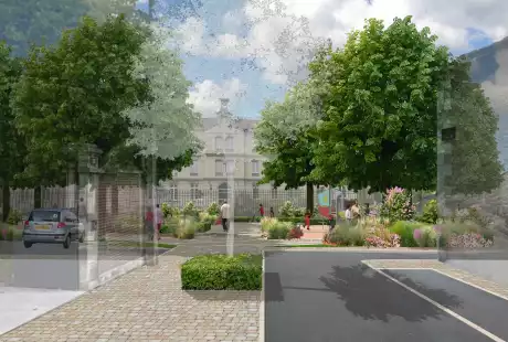 Savart Paysage - Troyes - Place - jardin - Aube - paysagiste urbaniste - aménagement - espace public