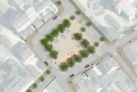 Savart Paysage - Troyes - Place - jardin - Aube - paysagiste urbaniste - aménagement - espace public