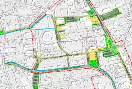 Savart Paysage - urbaniste paysagiste - La Chapelle Saint-Luc – Aube – Grand Est - Troyes Champagne Métropole – centre ville - centre ancien – Espace public
