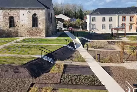 Savart Paysage - paysagiste urbaniste – paysagiste concepteur marne - maîtrise d&, 39;oeuvre - place jardin - aménagement durable – Grand Est –Marne – Bazancourt – Champagne-Ardenne