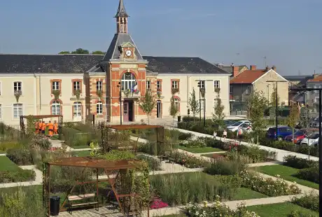Savart Paysage - paysagiste urbaniste – paysagiste concepteur marne - maîtrise d&, 39;oeuvre - place jardin - aménagement durable – Grand Est –Marne – Bazancourt – Champagne-Ardenne