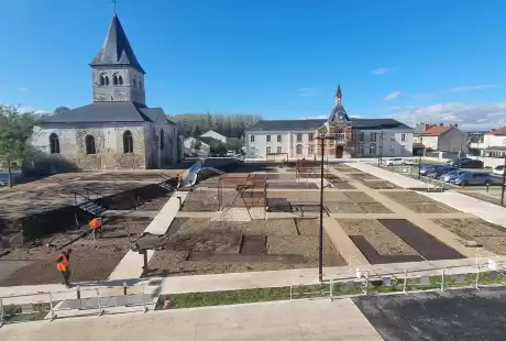 Savart Paysage - paysagiste urbaniste – paysagiste concepteur marne - maîtrise d&, 39;oeuvre - place jardin - aménagement durable – Grand Est –Marne – Bazancourt – Champagne-Ardenne